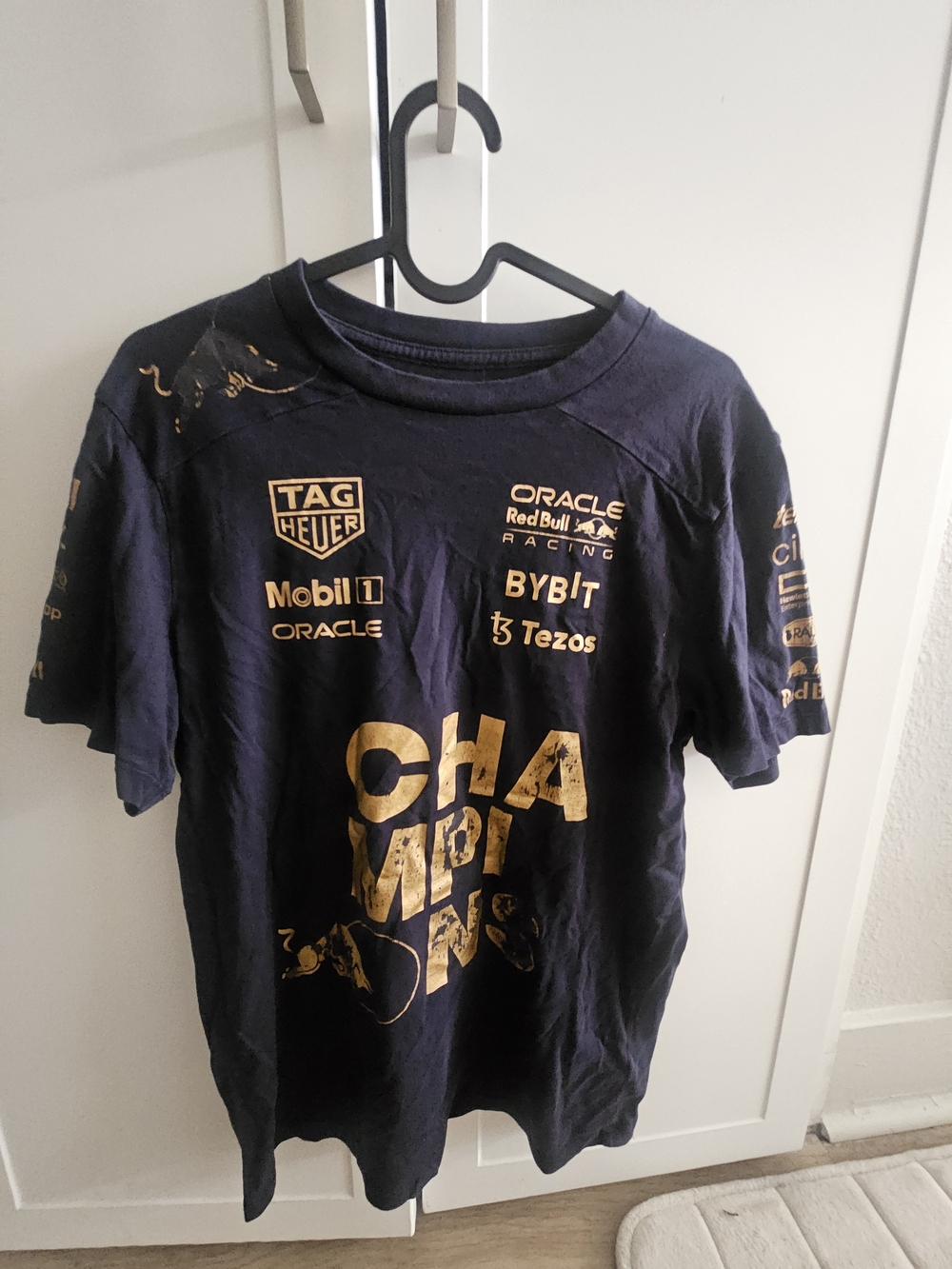 Red Bull Racing Navy Graphic Champion T‑Shirt